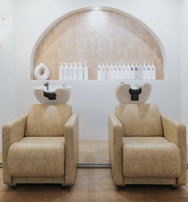 Backwash basins at Tiemce Hair