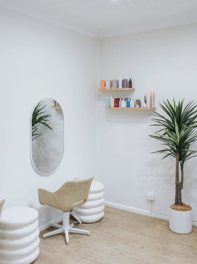 Styling station at Tiemce Hair, Cronulla